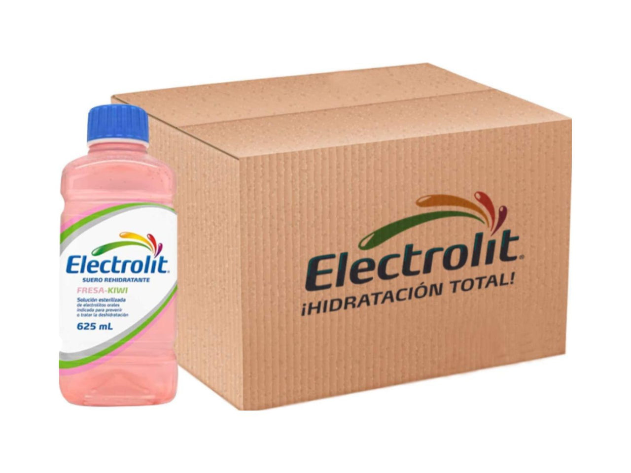 Suero Electrolit Fresa Kiwi 625 Ml (12 pack)