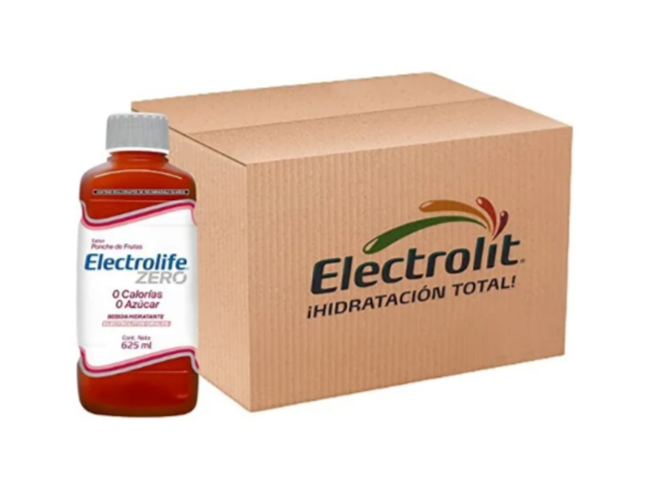 Suero Electrolife Zero Ponche Frutas 625 Ml (12 pack)