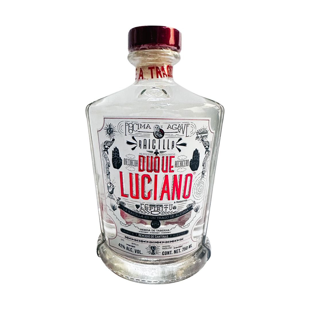 Destilado De Agave Raicilla Duque Luciano Blanco 42°Av 750 Ml