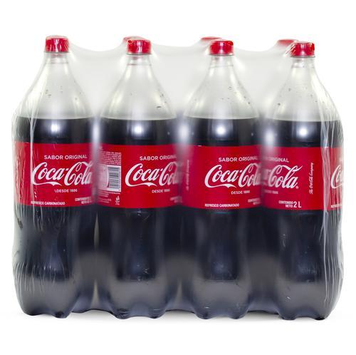 Bebida Coca Cola Regular 8 Pack 2 L