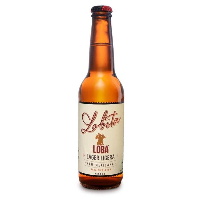 Cerveza Loba Lobita Lager Botella 355 Ml