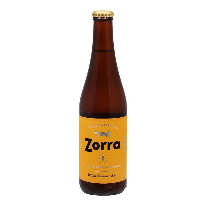 Cerveza Zorra Wheat Summer Ale Botella 355 Ml