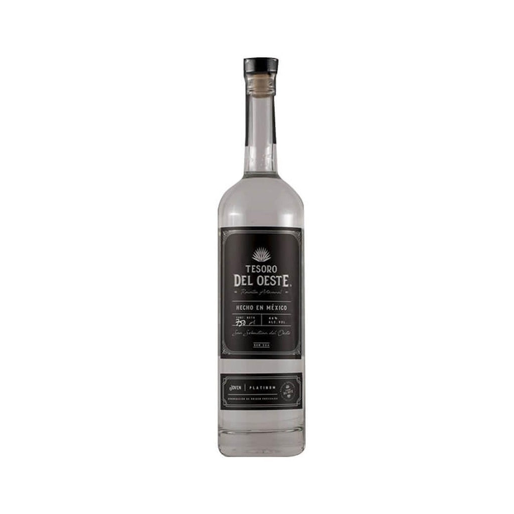 Destilado De Agave Tesoro Del Oeste Platinum Ensamble 750 Ml