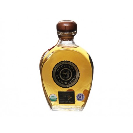 Destilado De Agave Hacienda De Chihuahua Añejo 100% Organico, Kosher 750 Ml