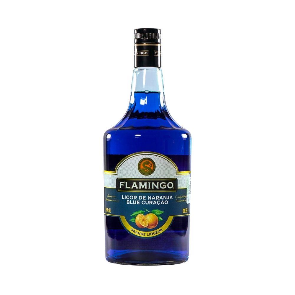 Licor Flamingo De Blue Curacao 1 L