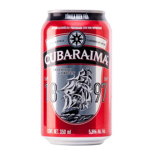 Bebida Preparada Cubaraima Lata 350 Ml