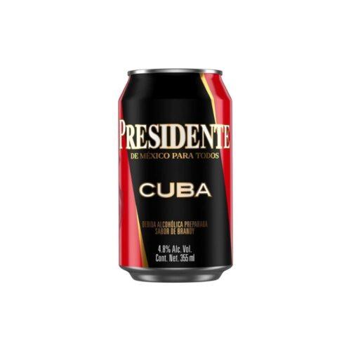 Bebida Preparada Presidente De Cuba Lata 355 Ml