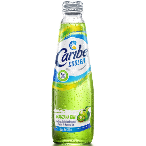 Bebida Preparada Caribe Cooler Manzana Verde+Kiwi 300 Ml