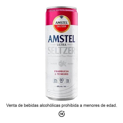 Bebida Preparada Amstel Vitra Frambuesa 355 Ml