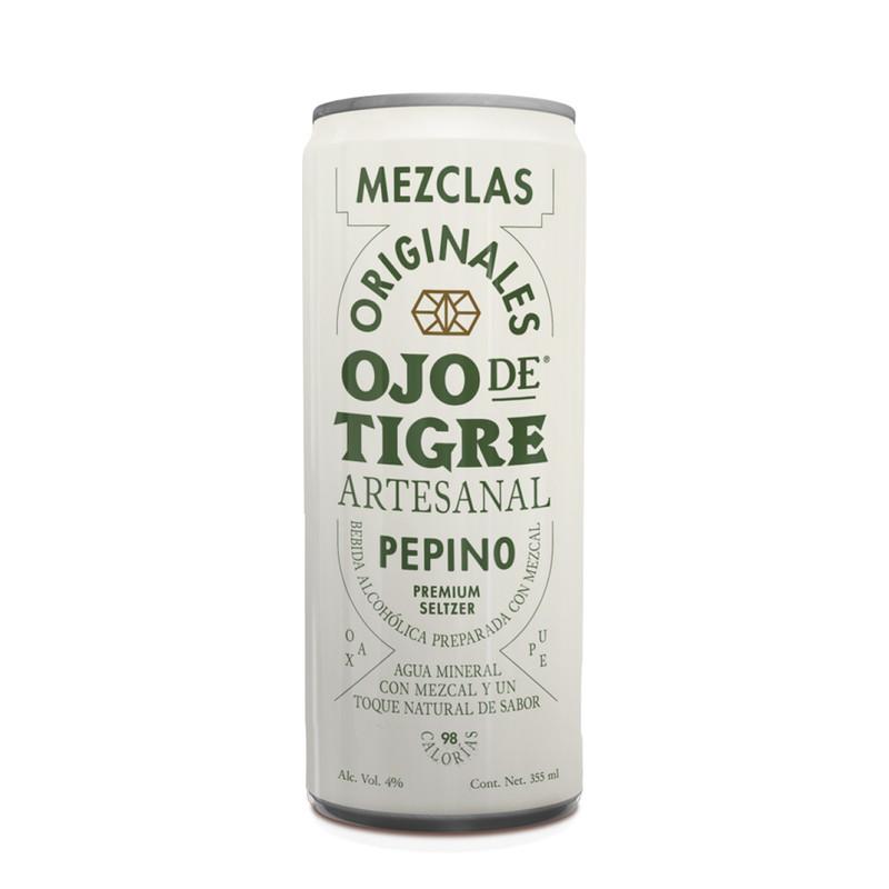 Bebida Preparada Mezcal Ojo De Tigre Pepino 355 Ml