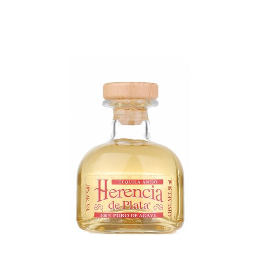 Tequila Herencia De Plata Añejo Mini
