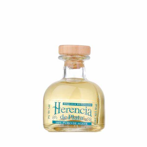 Tequila Herencia De Plata Reposado Mini