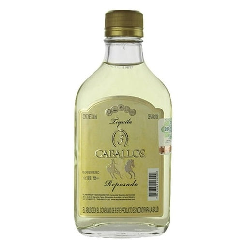 Tequila 3 Caballos Reposado 200 Ml