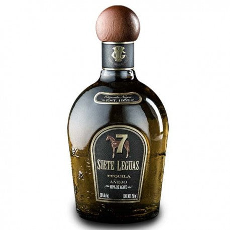 Tequila 7 Leguas Etiqueta Negra Añejo 375 Ml