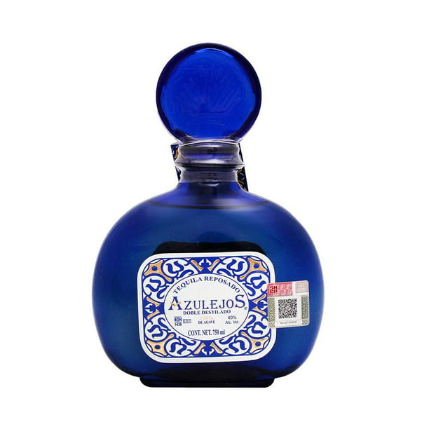 Tequila Los Azulejos Reposado 750 Ml