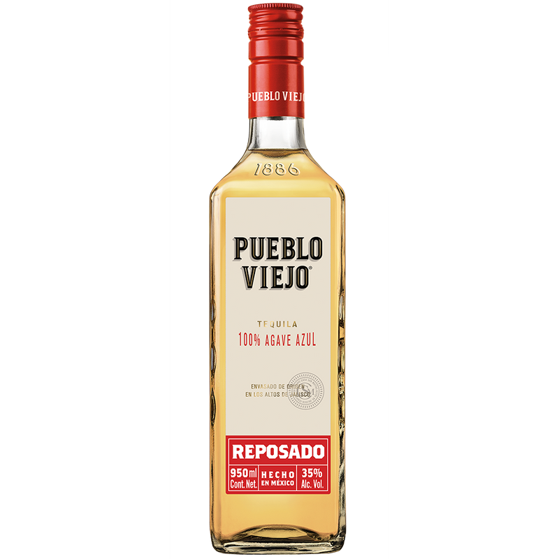 Tequila Pueblo Viejo Reposado 950 Ml
