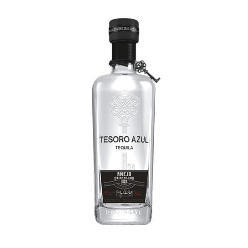 Tequila Tesoro Azul Añejo Cristalino 750 Ml