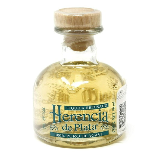 Tequila Mini Herencia De Plata Reposado 50 Ml