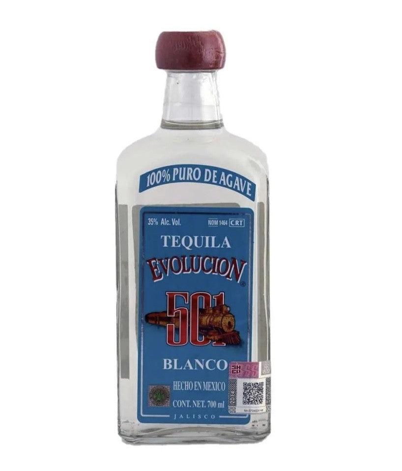 Tequila Evolucion 501 Blanco 200 Ml