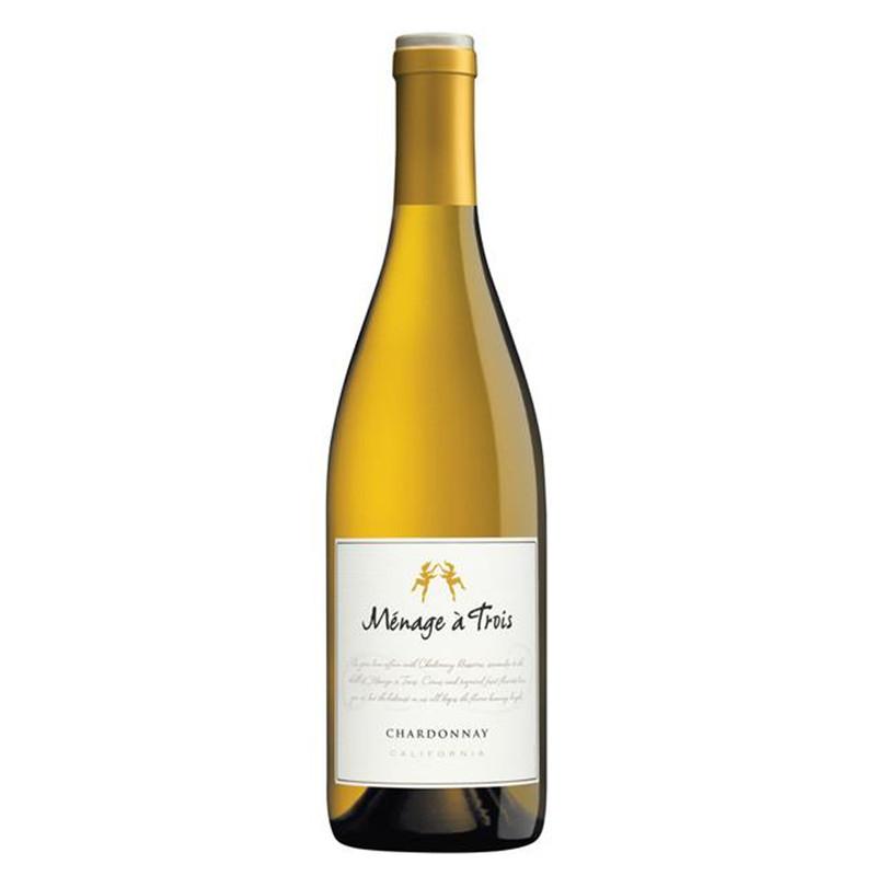 Vino Blanco Menage A Trois Chardonnay 750 Ml