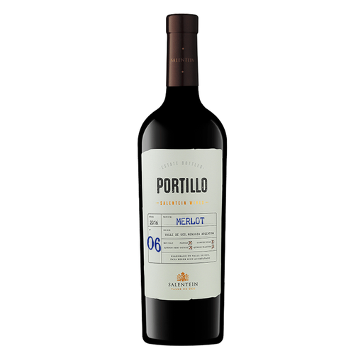 Vino Tinto Portillo Merlot 750 Ml