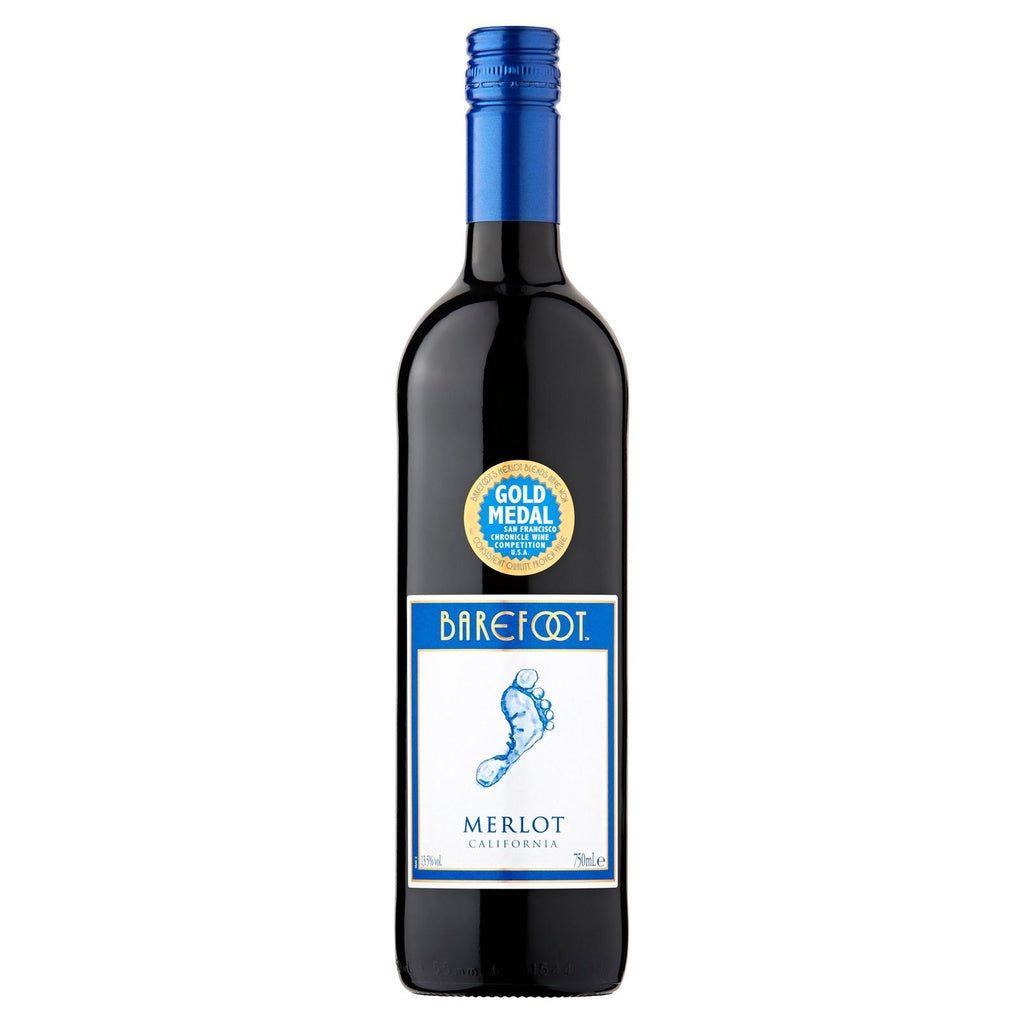 Vino Tinto Barefoot Merlot 750 Ml